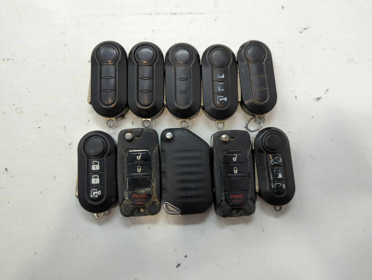Lot of 10 Dodge Keyless Entry Remote Fob OHT1130261 | 2ADFTTRF198 | - Oemusedautoparts1.com