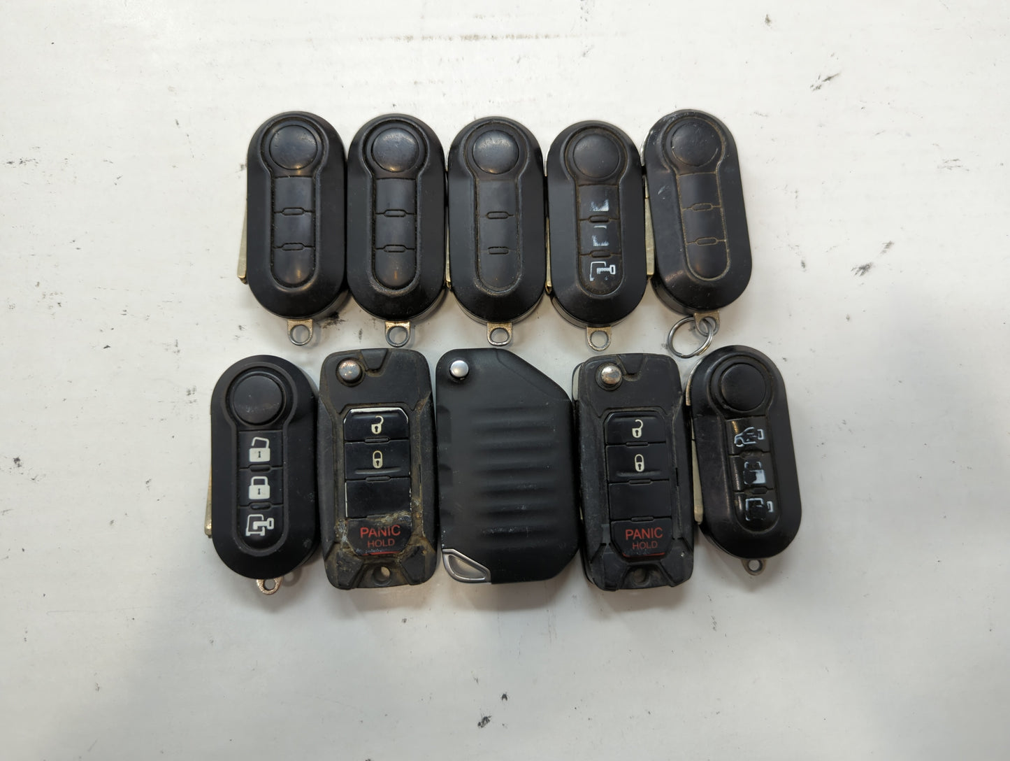 Lot of 10 Dodge Keyless Entry Remote Fob OHT1130261 | 2ADFTTRF198 | - Oemusedautoparts1.com