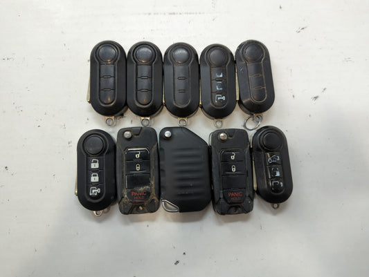Lot of 10 Dodge Keyless Entry Remote Fob OHT1130261 | 2ADFTTRF198 | - Oemusedautoparts1.com