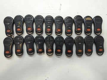 Lot of 20 Dodge Keyless Entry Remote Fob GQ43VT9T | GQ43VTI7T 04686481AF - Oemusedautoparts1.com