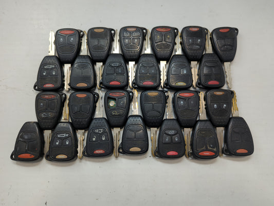 Lot of 25 Dodge Keyless Entry Remote Fob MIXED FCC IDS MIXED PART NUMBERS - Oemusedautoparts1.com