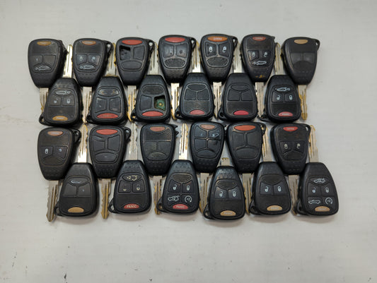 Lot of 25 Dodge Keyless Entry Remote Fob MIXED FCC IDS MIXED PART NUMBERS - Oemusedautoparts1.com