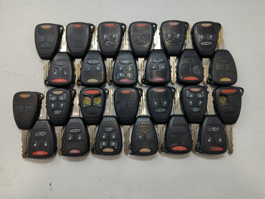Lot of 25 Dodge Keyless Entry Remote Fob MIXED FCC IDS MIXED PART NUMBERS - Oemusedautoparts1.com