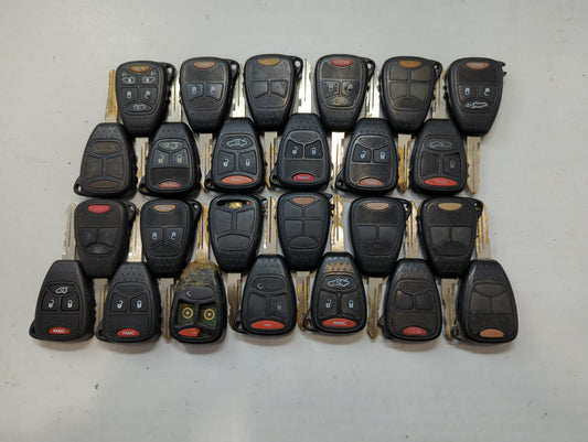 Lot of 25 Dodge Keyless Entry Remote Fob MIXED FCC IDS MIXED PART NUMBERS - Oemusedautoparts1.com
