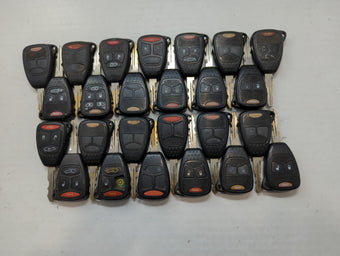 compare product Lot of 25 Dodge Keyless Entry Remote Fob MIXED FCC IDS MIXED PART NUMBERS