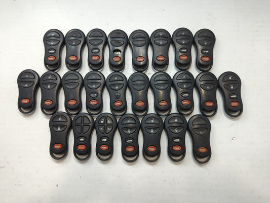 Lot of 25 Dodge Keyless Entry Remote Fob MIXED FCC IDS MIXED PART NUMBERS - Oemusedautoparts1.com