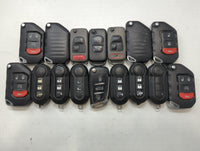 Lot of 16 Dodge Keyless Entry Remote Fob MIXED FCC IDS MIXED PART NUMBERS - Oemusedautoparts1.com