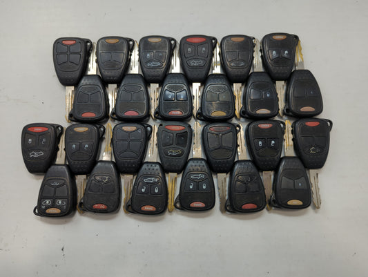 Lot of 25 Dodge Keyless Entry Remote Fob OHT692715AA | M3N5WY72XX MIXED - Oemusedautoparts1.com