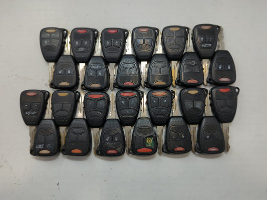 Lot of 25 Dodge Keyless Entry Remote Fob MIXED FCC IDS MIXED PART NUMBERS - Oemusedautoparts1.com