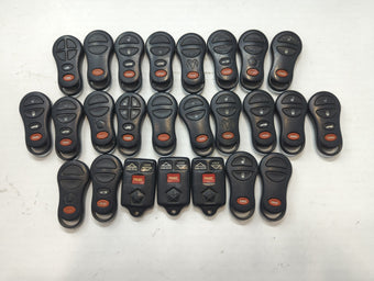 compare product Lot of 25 Dodge Keyless Entry Remote Fob OHT692715AA | M3N5WY72XX MIXED