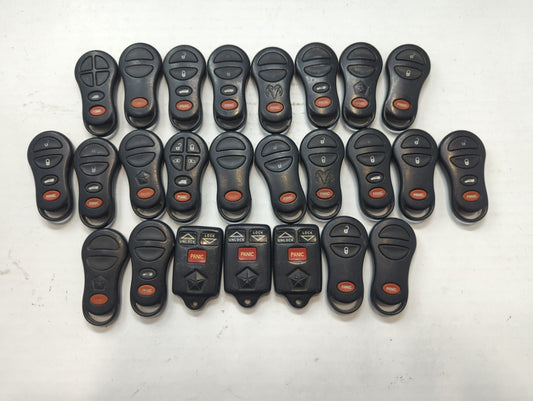 Lot of 25 Dodge Keyless Entry Remote Fob OHT692715AA | M3N5WY72XX MIXED - Oemusedautoparts1.com