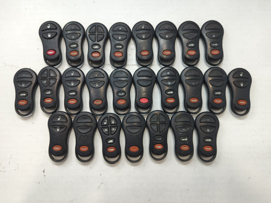 Lot of 25 Dodge Keyless Entry Remote Fob MIXED FCC IDS MIXED PART NUMBERS - Oemusedautoparts1.com