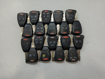 compare product Lot of 20 Dodge Keyless Entry Remote Fob OHT692427AA | M3N5WY72XX MIXED