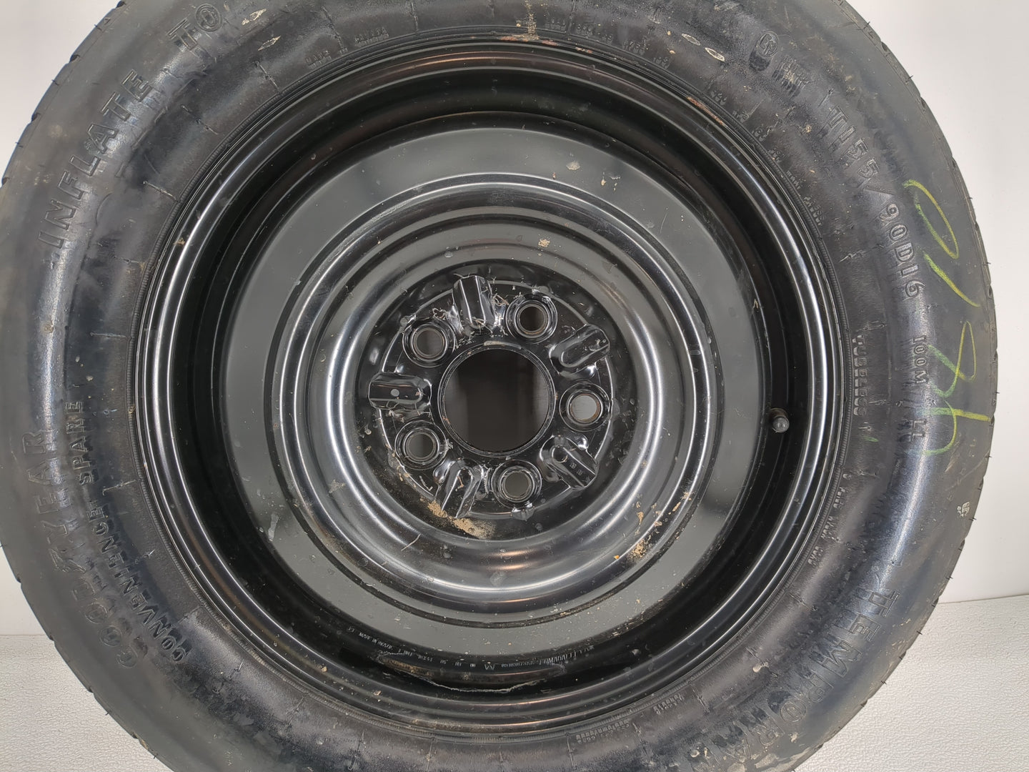 2008-2014 Dodge Avenger Spare Donut Tire Wheel Rim Oem - Oemusedautoparts1.com