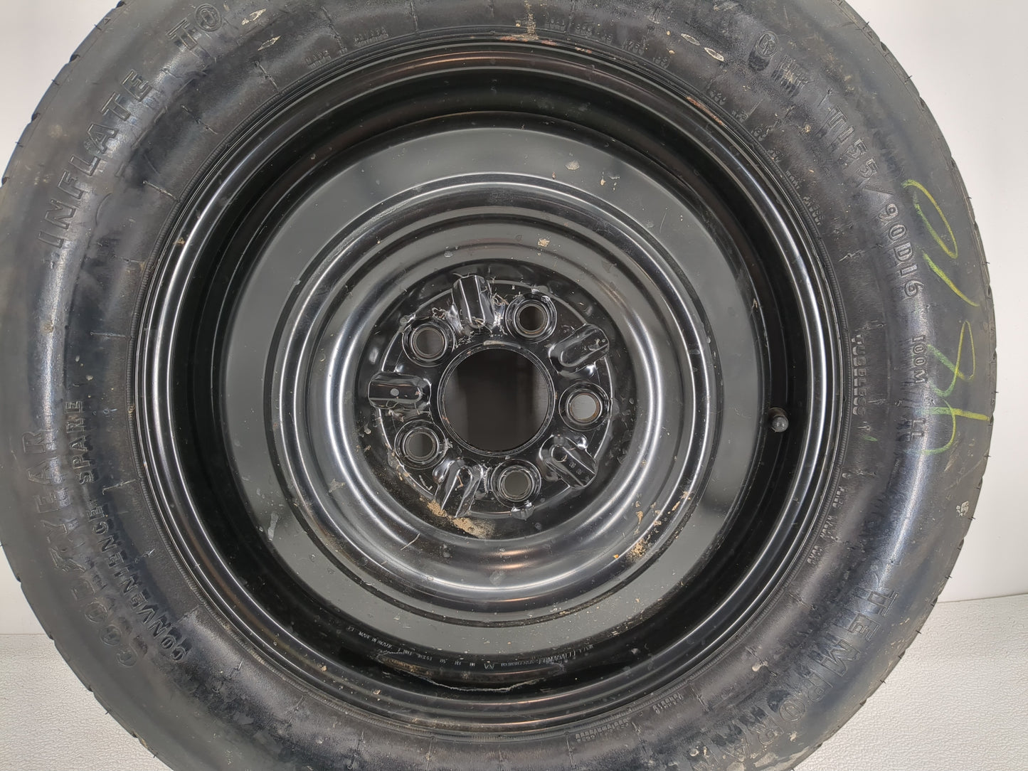 2008-2014 Dodge Avenger Spare Donut Tire Wheel Rim Oem - Oemusedautoparts1.com