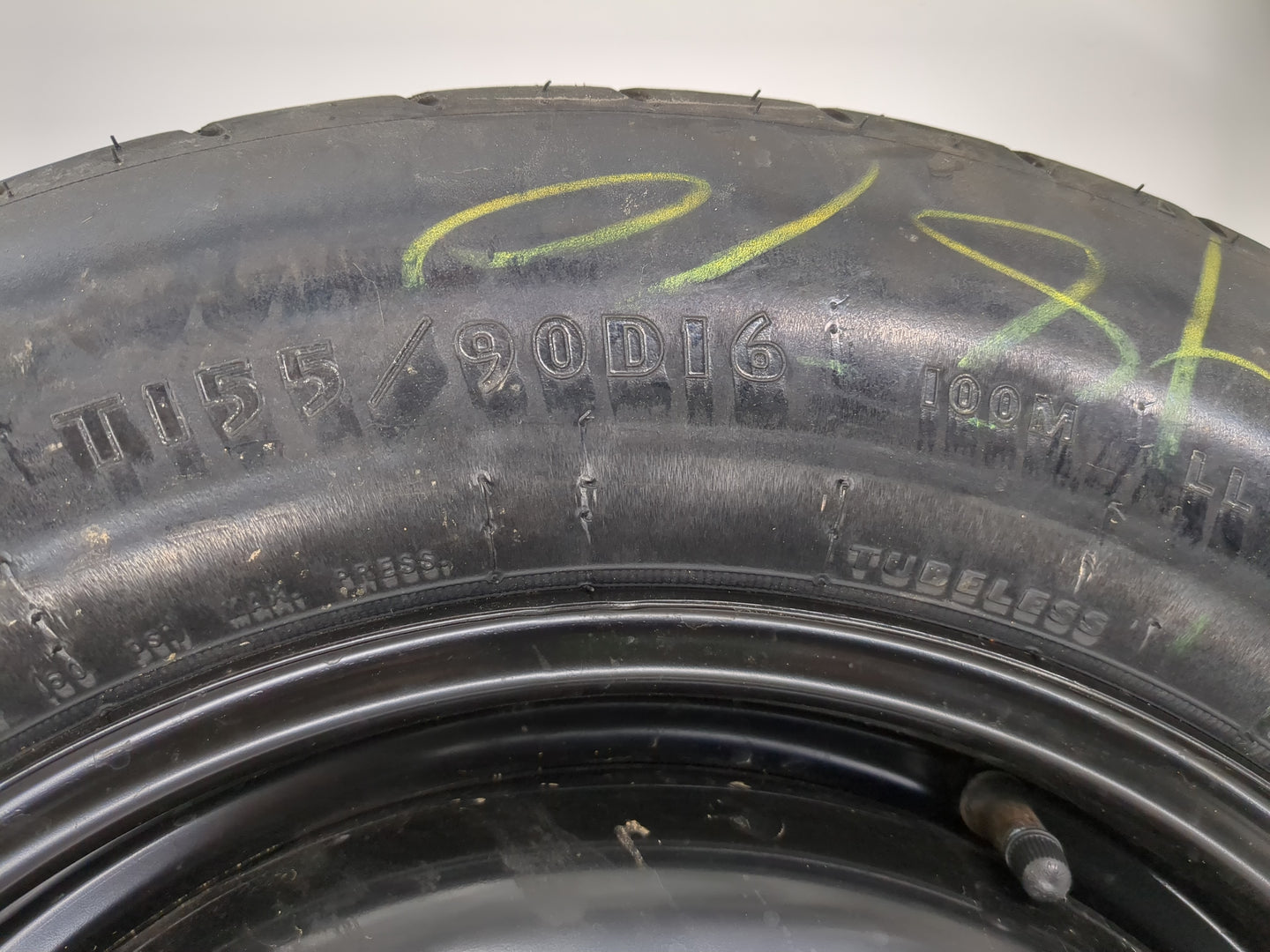 2008-2014 Dodge Avenger Spare Donut Tire Wheel Rim Oem - Oemusedautoparts1.com