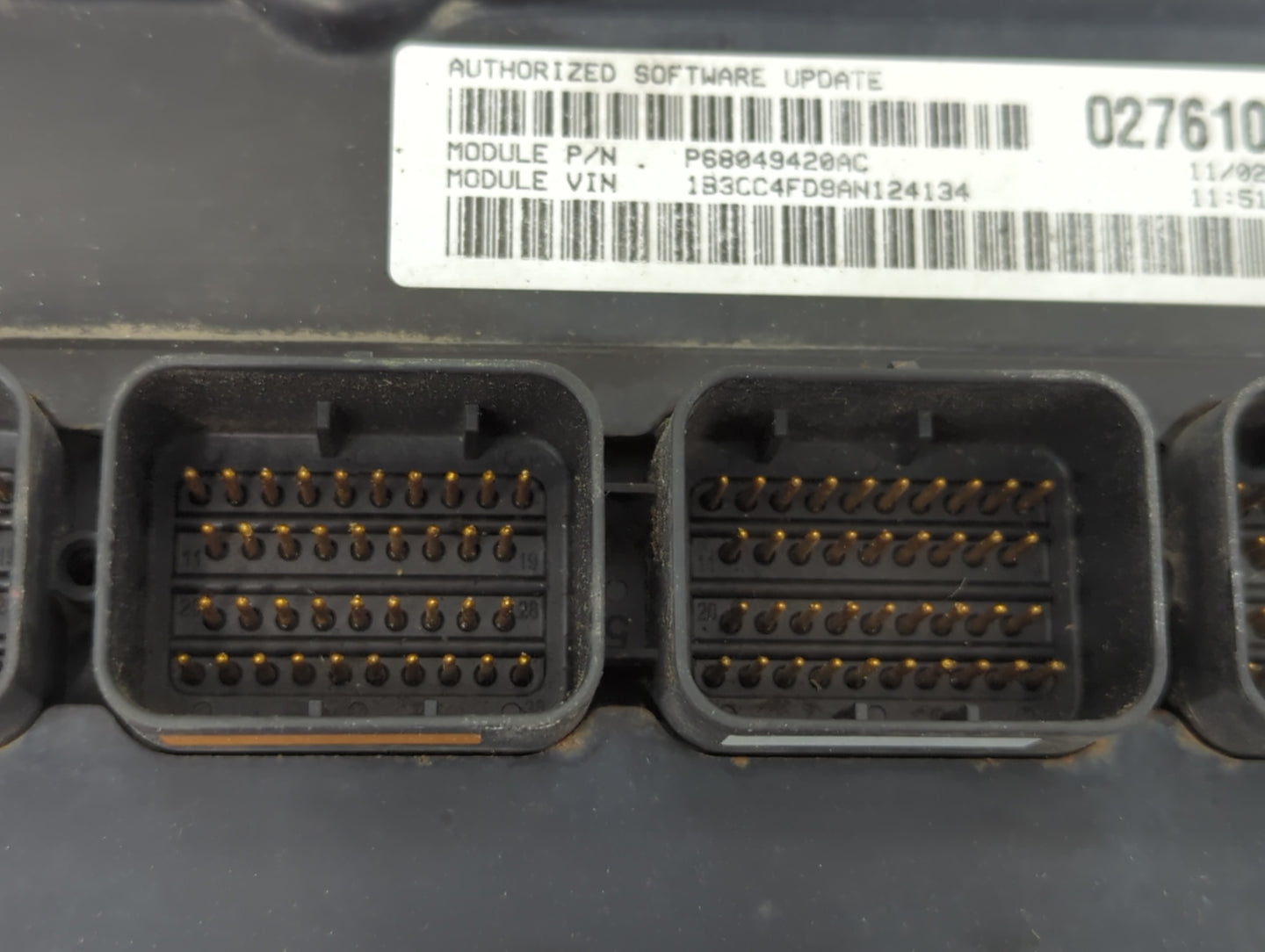 2009-2010 Dodge Avenger PCM Engine Control Computer ECU ECM PCU OEM Fits Fits 2009 2010 OEM Used Auto Parts - Oemusedautopar