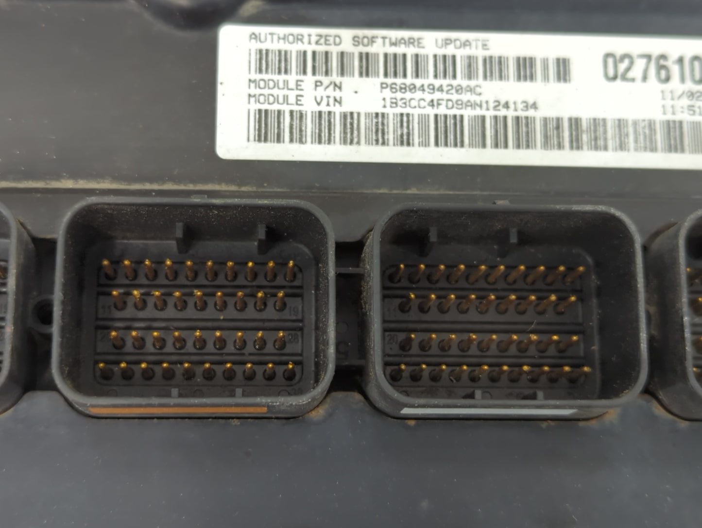 2009-2010 Dodge Avenger PCM Engine Control Computer ECU ECM PCU OEM Fits Fits 2009 2010 OEM Used Auto Parts - Oemusedautopar