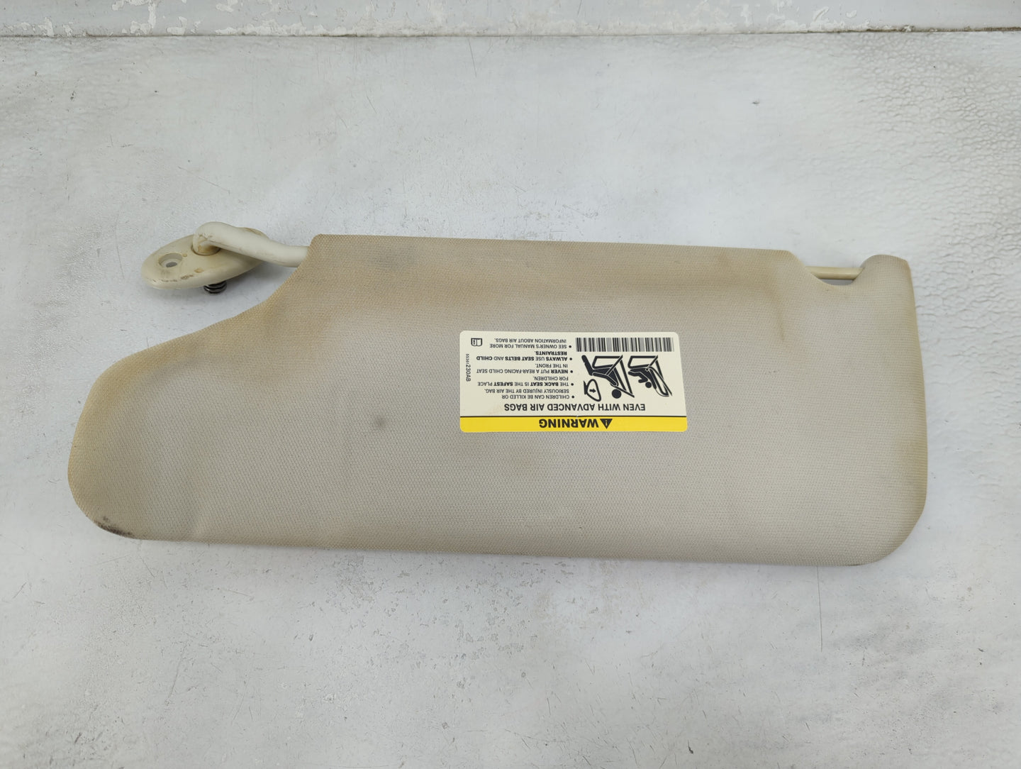 2009-2010 Dodge Avenger Sun Visor Shade Replacement Passenger Right Mirror Fits Fits 2009 2010 OEM Used Auto Parts - Oemused