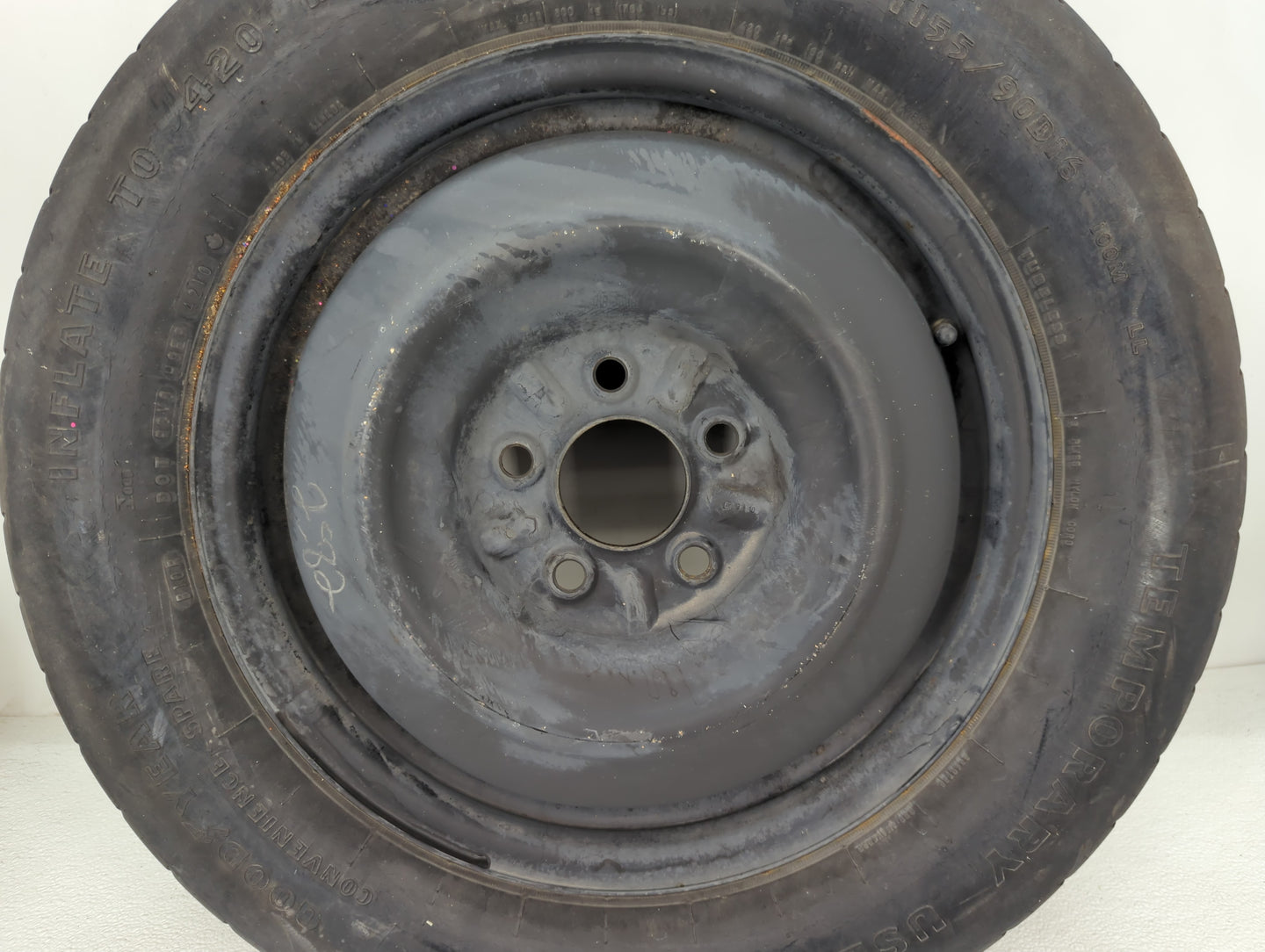 2010-2012 Dodge Caliber Spare Donut Tire Wheel Rim Oem - Oemusedautoparts1.com