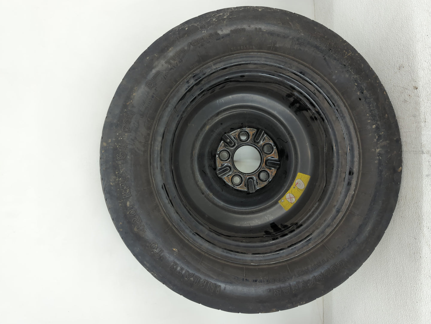 2010-2012 Dodge Caliber Spare Donut Tire Wheel Rim Oem - Oemusedautoparts1.com