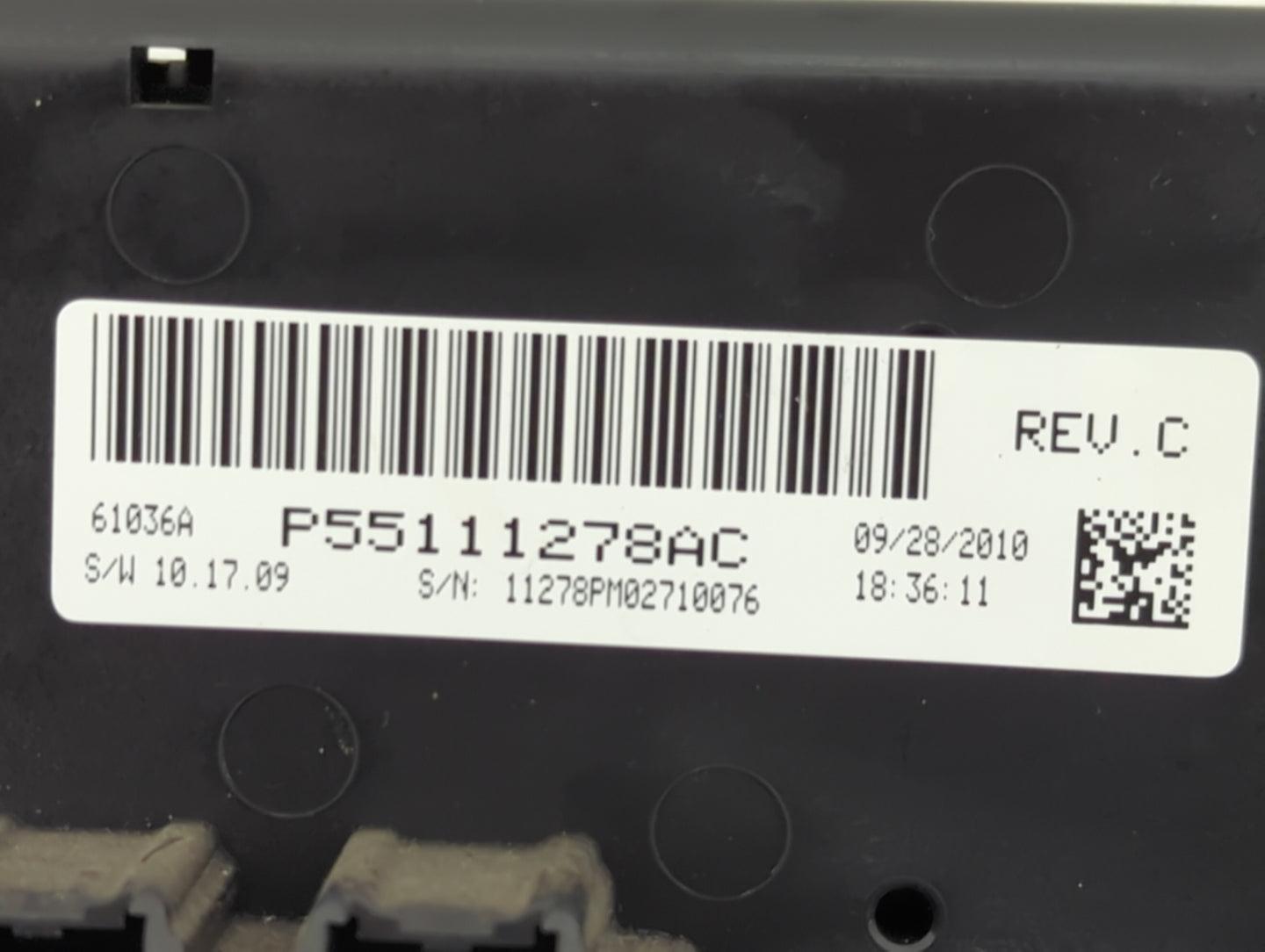 2011-2012 Dodge Caliber Climate Control Module Temperature AC/Heater Replacement Fits Fits 2011 2012 2013 2014 2015 2016 201