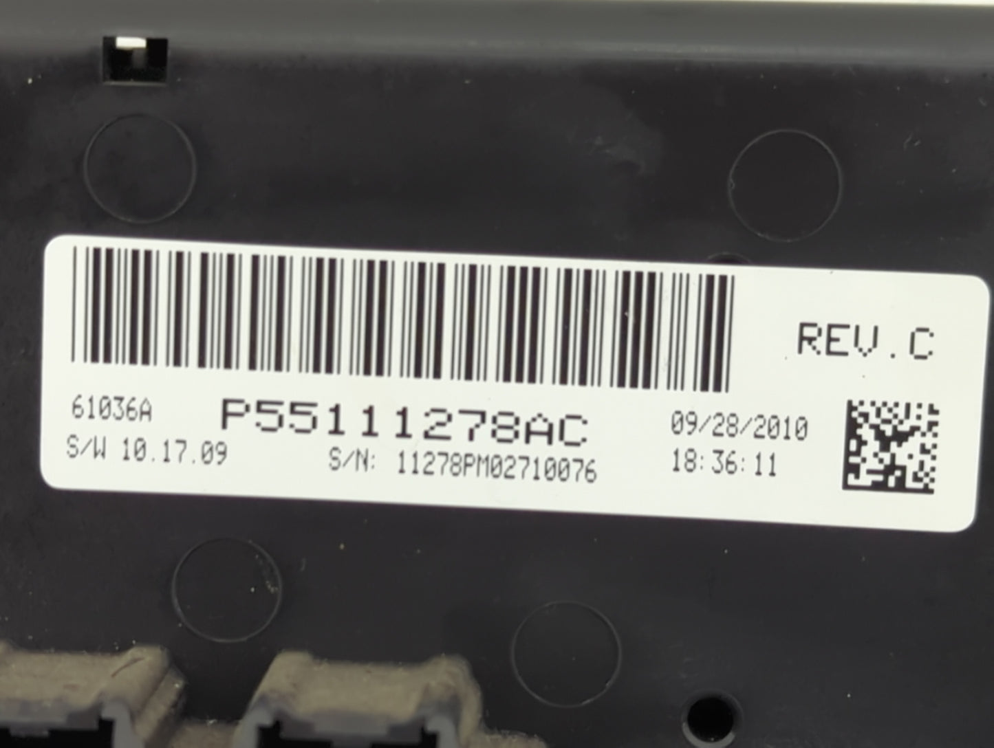 2011-2012 Dodge Caliber Climate Control Module Temperature AC/Heater Replacement Fits Fits 2011 2012 2013 2014 2015 2016 201