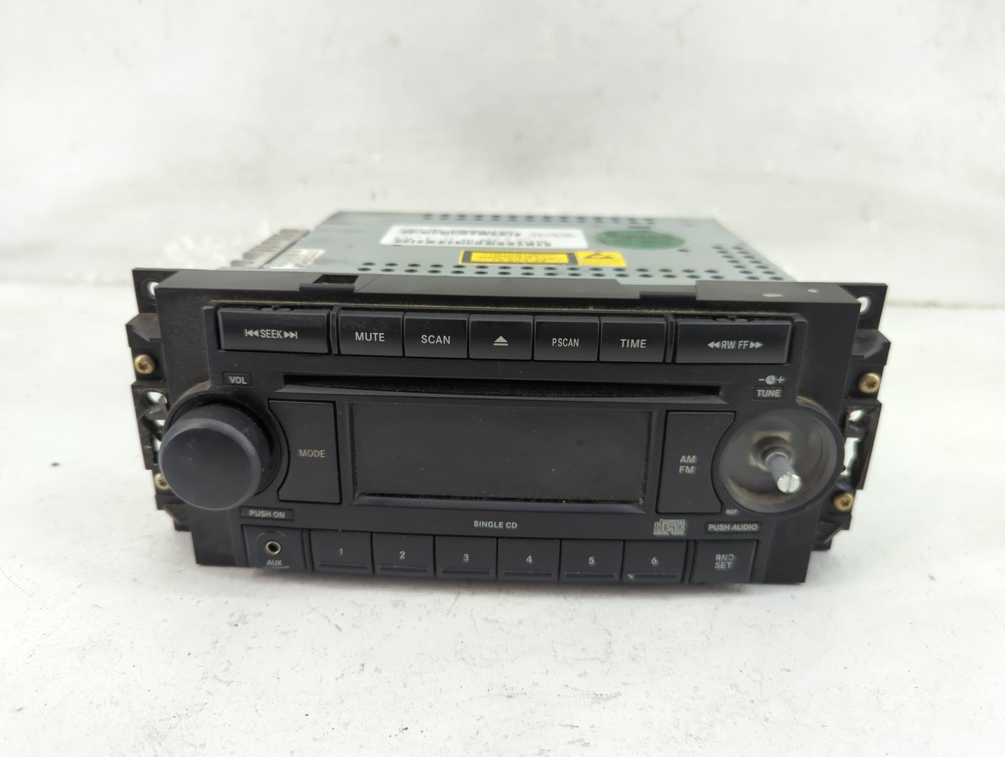 2007-2009 Dodge Caliber Radio AM FM Cd Player Receiver Replacement Fits Fits 2004 2005 2006 2007 2008 2009 2010 OEM Used Aut