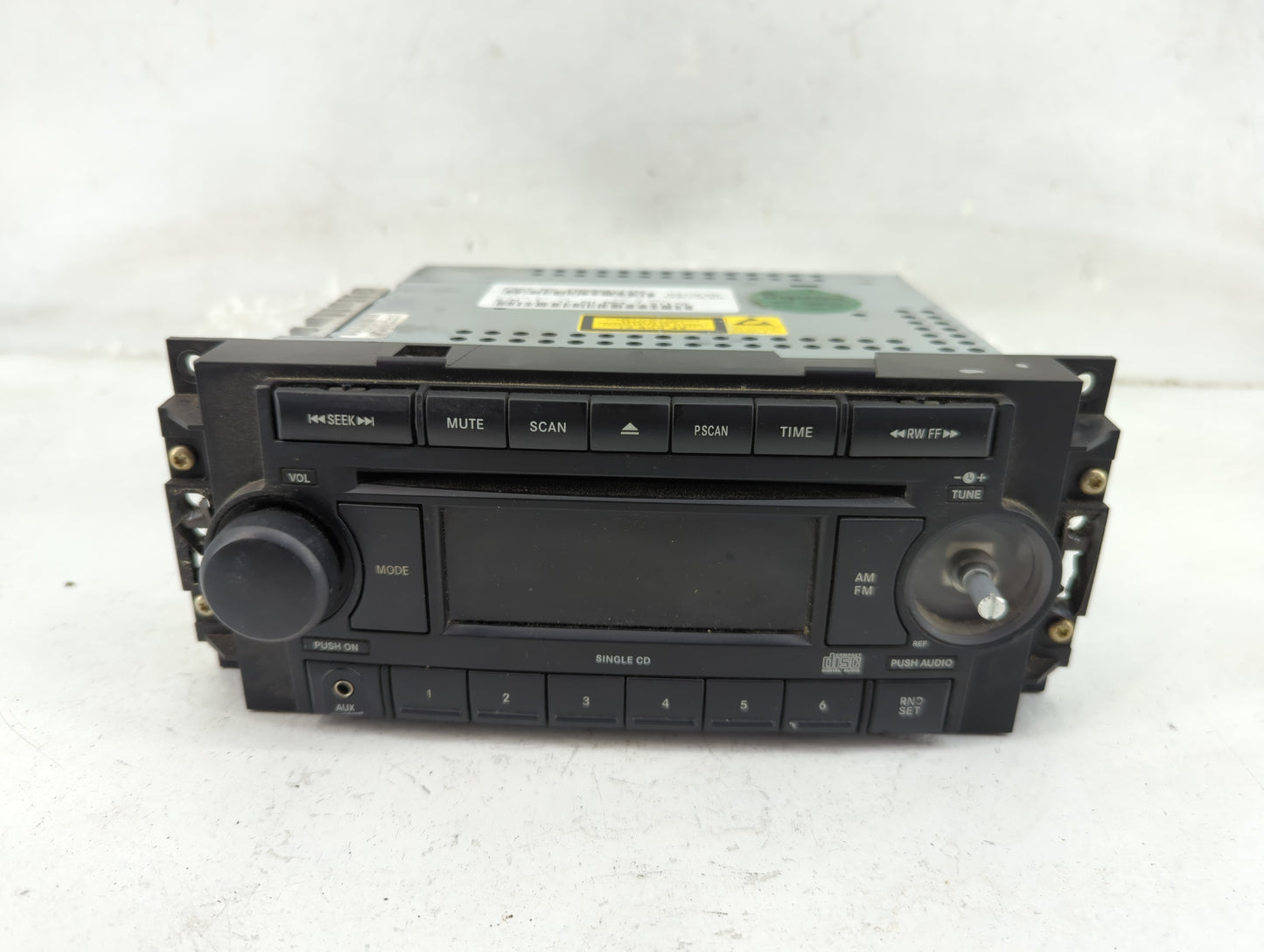 2007-2009 Dodge Caliber Radio AM FM Cd Player Receiver Replacement Fits Fits 2004 2005 2006 2007 2008 2009 2010 OEM Used Aut