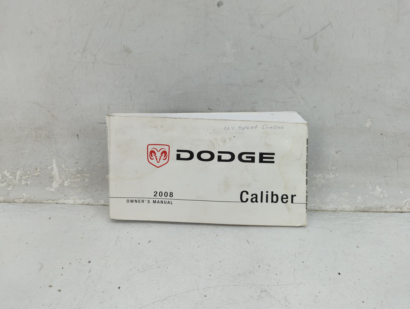 0 Dodge Caliber Owners Manual Book Guide OEM Used Auto Parts - Oemusedautoparts1.com