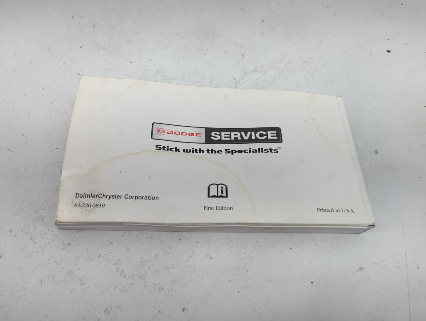 0 Dodge Caliber Owners Manual Book Guide OEM Used Auto Parts - Oemusedautoparts1.com