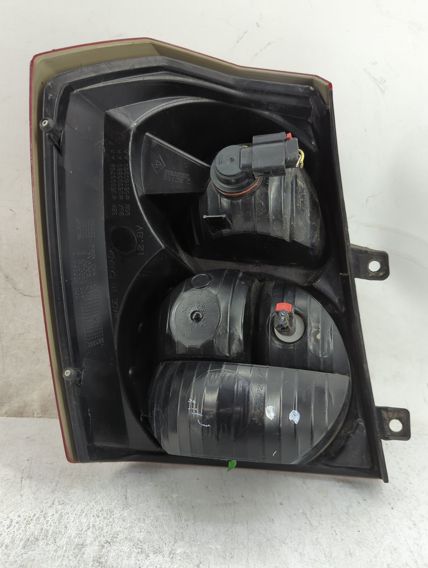 2008-2012 Dodge Caliber Tail Light Assembly Passenger Right OEM Fits Fits 2008 2009 2010 2011 2012 OEM Used Auto Parts - Oem