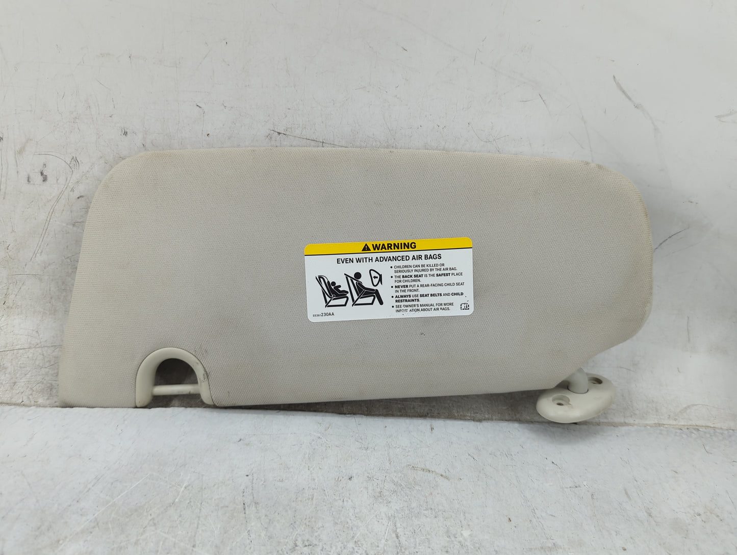 2007-2008 Dodge Caliber Sun Visor Shade Replacement Passenger Right Mirror Fits Fits 2007 2008 OEM Used Auto Parts - Oemused