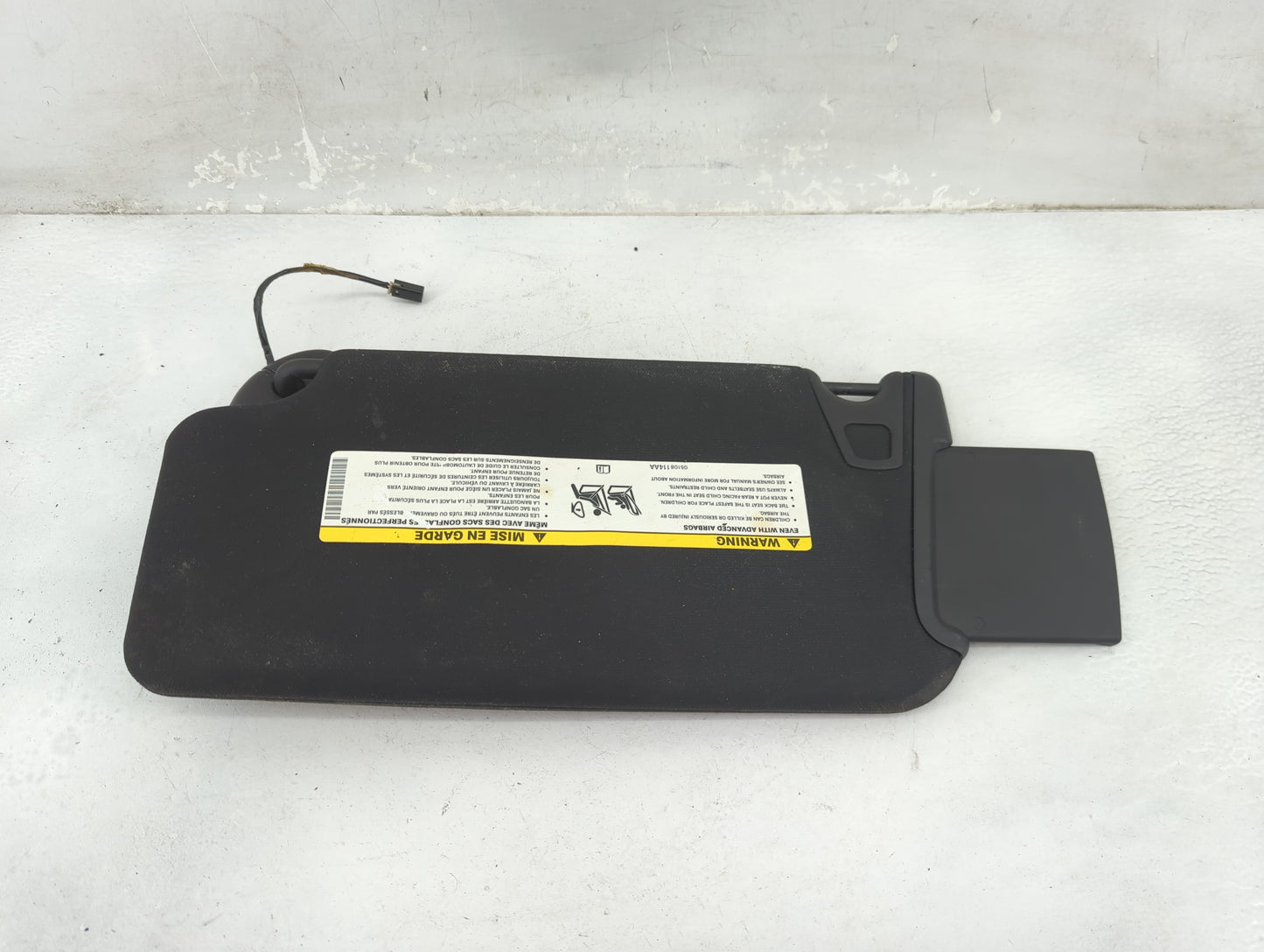 2011-2014 Dodge Charger Sun Visor Shade Replacement Passenger Right Mirror Fits Fits 2011 2013 2014 OEM Used Auto Parts - Oe