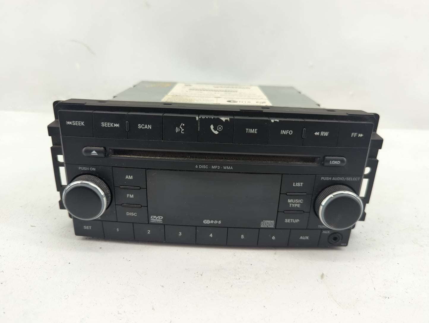 2008-2010 Dodge Charger Radio AM FM Cd Player Receiver Replacement Fits Fits 2008 2009 2010 OEM Used Auto Parts - Oemusedaut