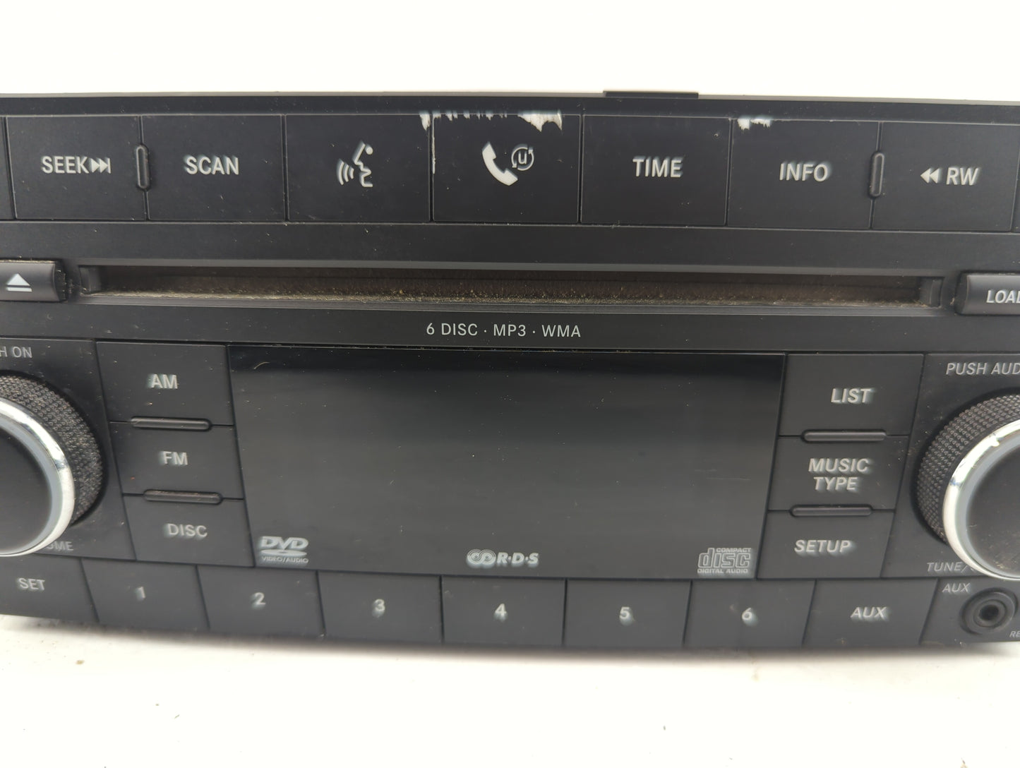 2008-2010 Dodge Charger Radio AM FM Cd Player Receiver Replacement Fits Fits 2008 2009 2010 OEM Used Auto Parts - Oemusedaut