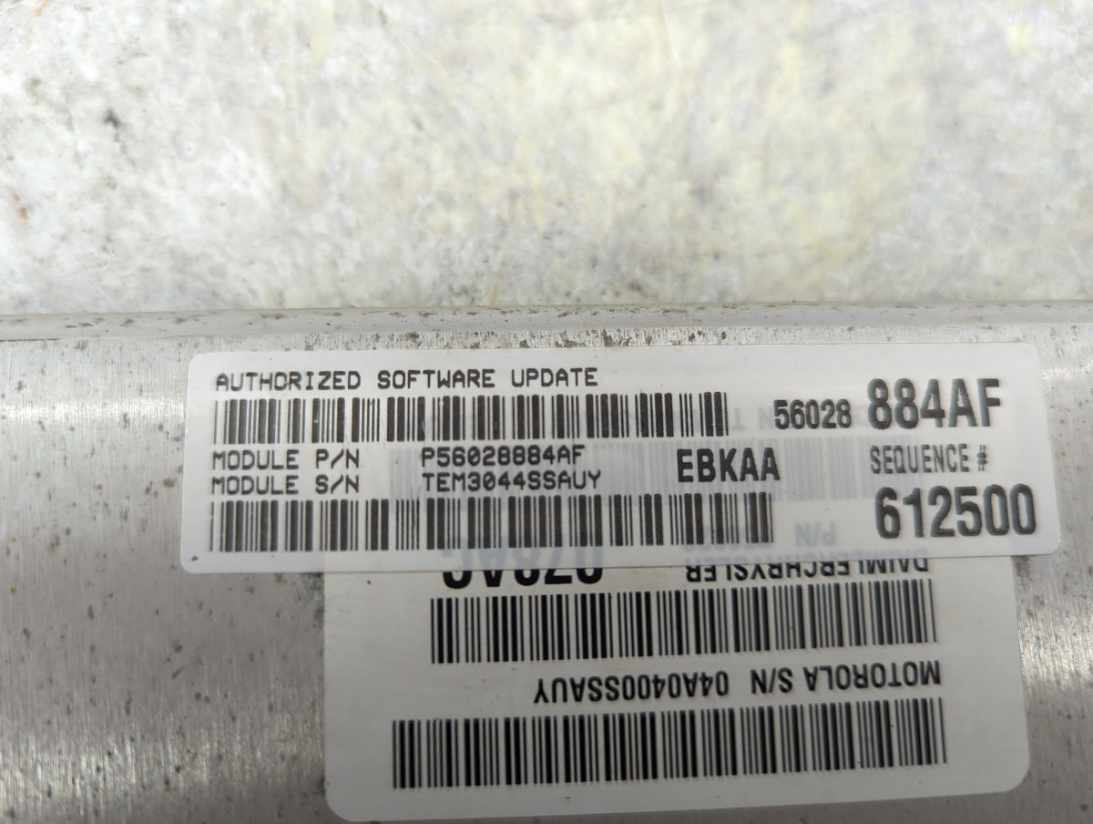 2005 Dodge Dakota PCM Engine Control Computer ECU ECM PCU OEM OEM Used Auto Parts - Oemusedautoparts1.com