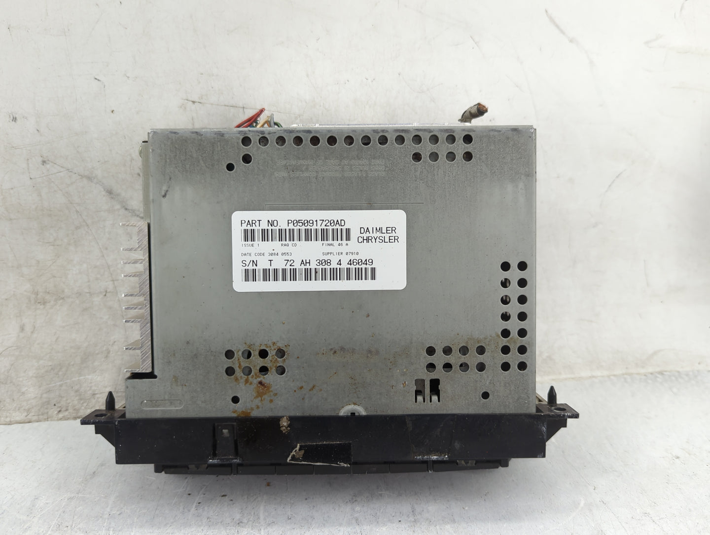 2005-2007 Dodge Dakota Radio AM FM Cd Player Receiver Replacement Fits Fits 2004 2005 2006 2007 2008 2009 2010 OEM Used Auto