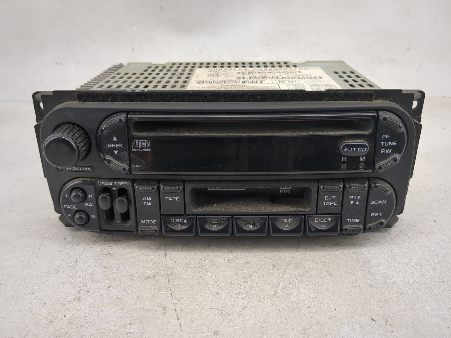 2002-2004 Dodge Dakota Radio AM FM Cd Player Receiver Replacement Fits Fits 2002 2003 2004 2005 2006 2007 2008 2009 2010 OEM