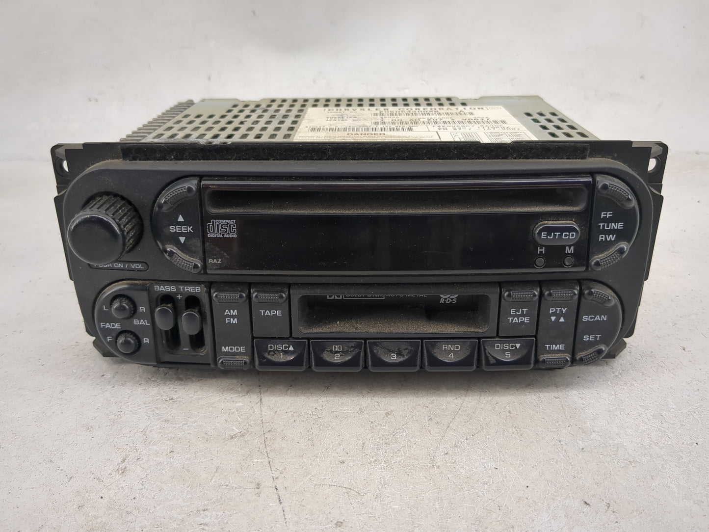 2002-2004 Dodge Dakota Radio AM FM Cd Player Receiver Replacement Fits Fits 2002 2003 2004 2005 2006 2007 2008 2009 2010 OEM