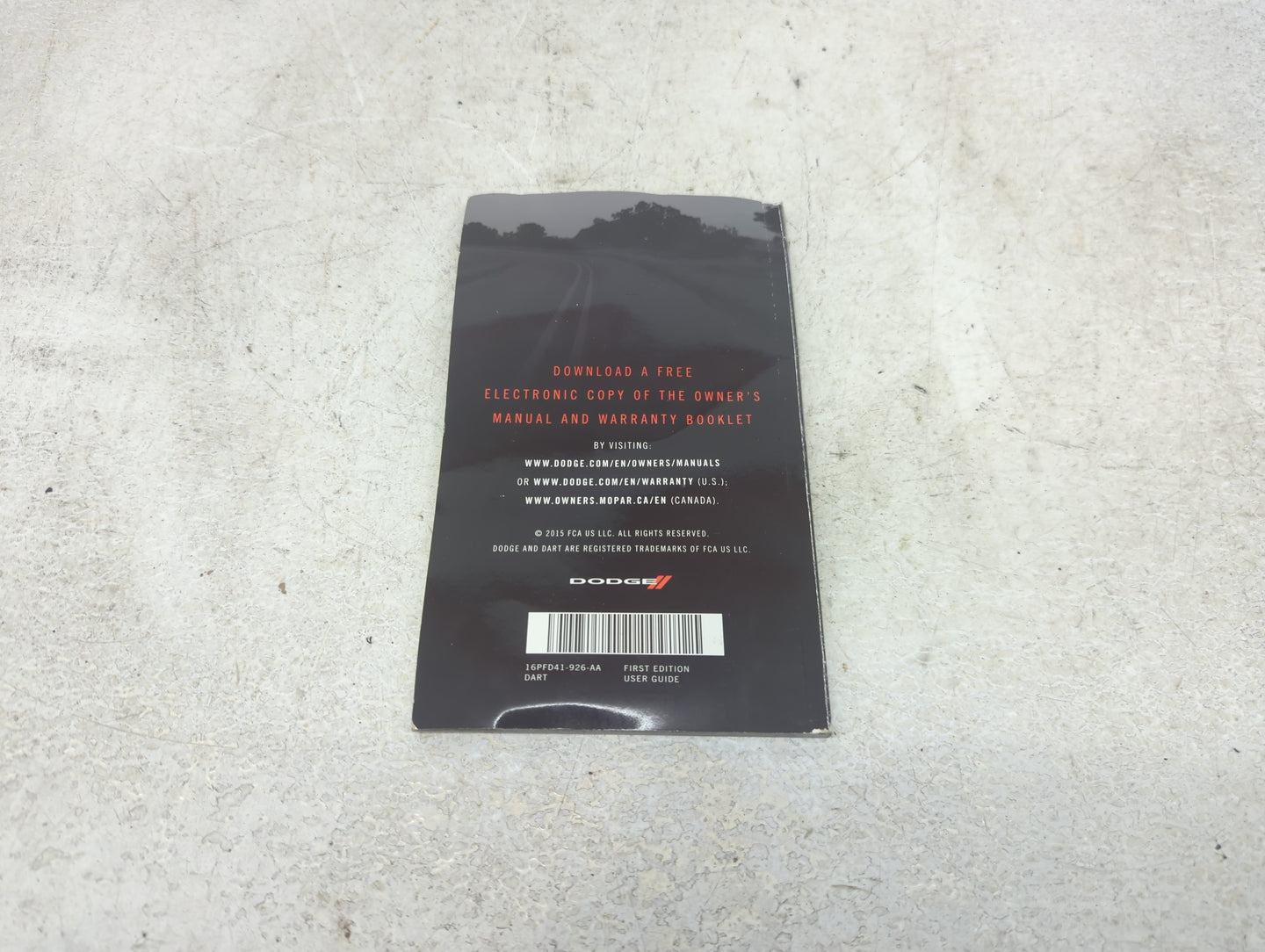 0 Dodge Dart Owners Manual Book Guide OEM Used Auto Parts - Oemusedautoparts1.com