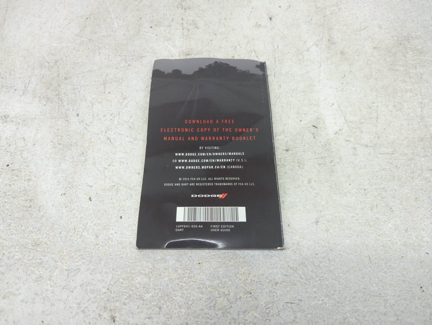 0 Dodge Dart Owners Manual Book Guide OEM Used Auto Parts - Oemusedautoparts1.com