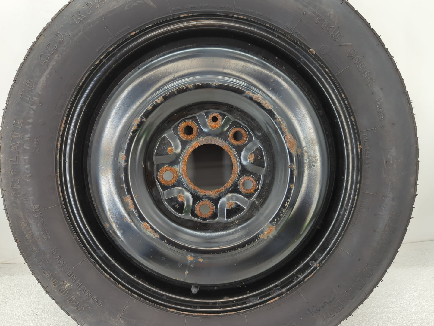 2013-2016 Dodge Dart Spare Donut Tire Wheel Rim Oem - Oemusedautoparts1.com