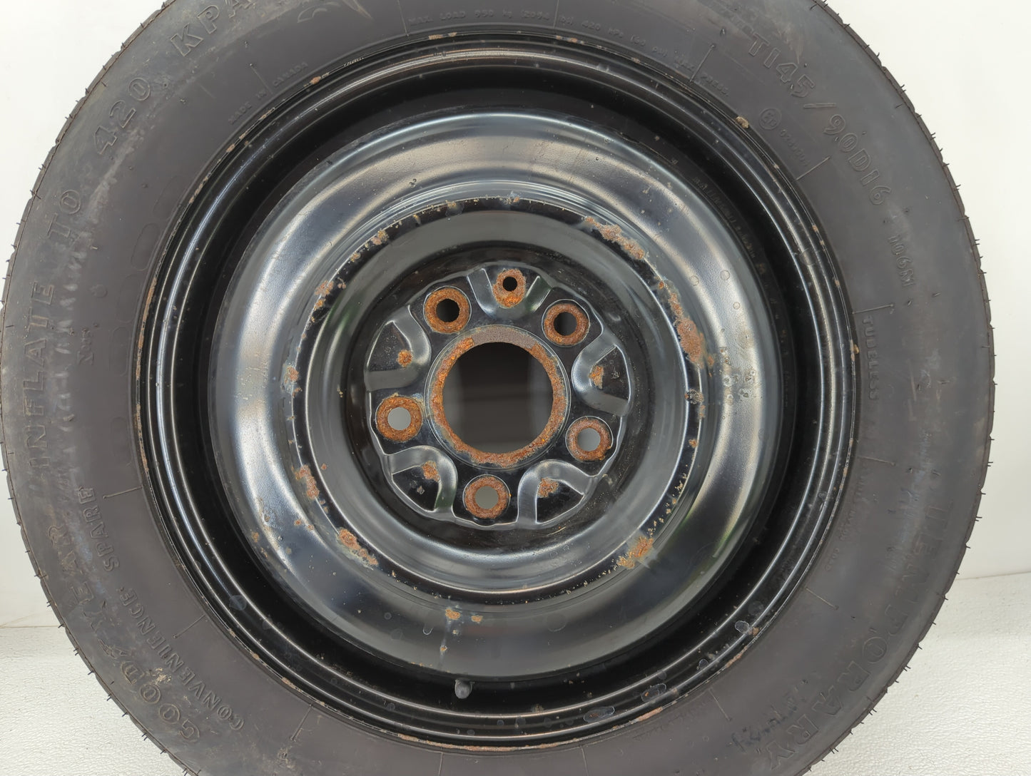 2013-2016 Dodge Dart Spare Donut Tire Wheel Rim Oem - Oemusedautoparts1.com
