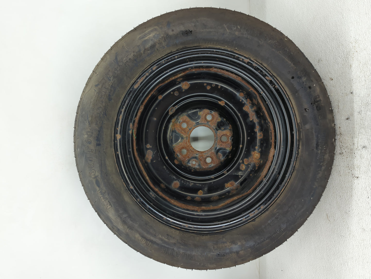 2013-2016 Dodge Dart Spare Donut Tire Wheel Rim Oem - Oemusedautoparts1.com