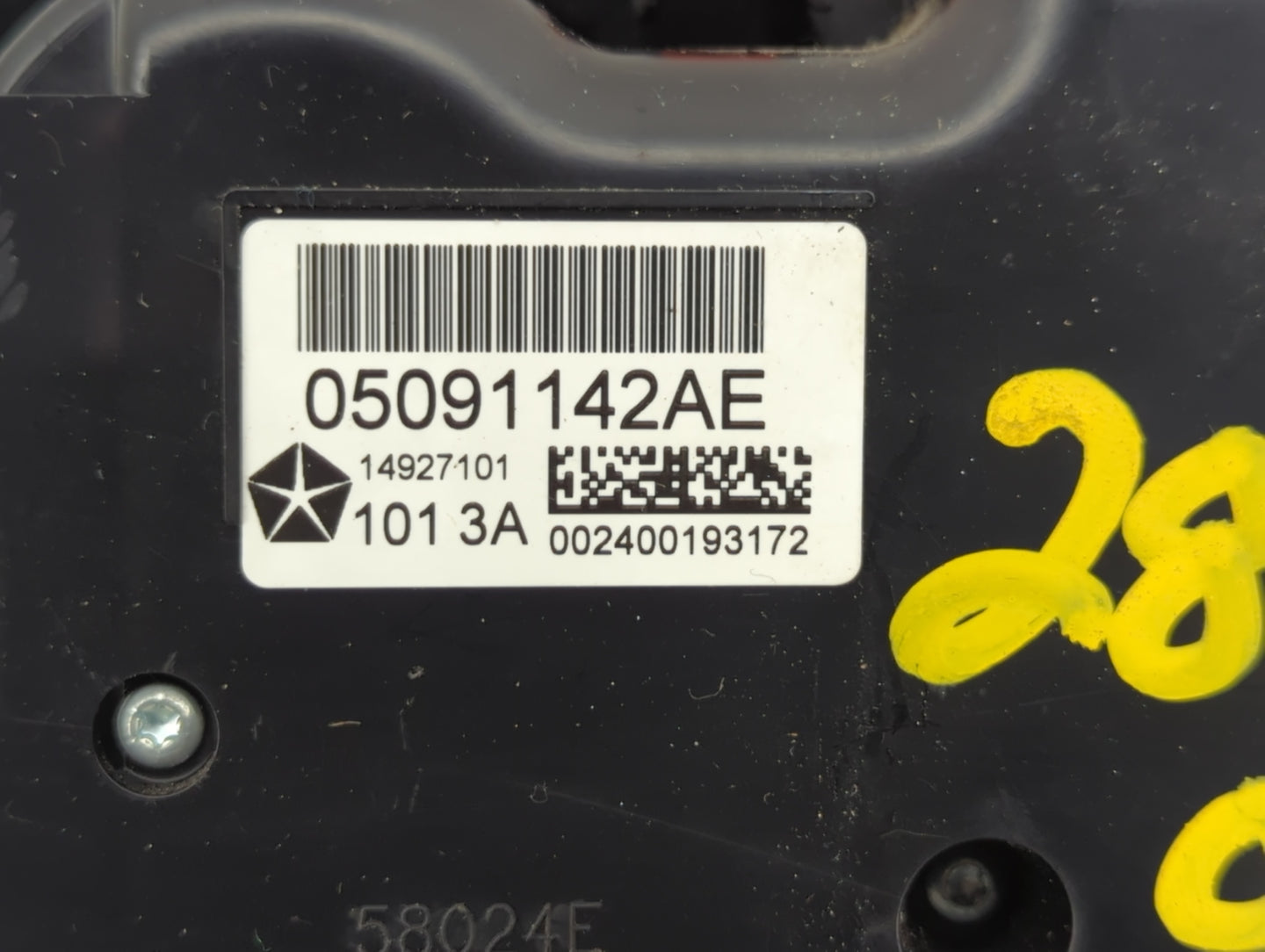 2013-2016 Dodge Dart Climate Control Module Temperature AC/Heater Replacement P/N:05091142AE Fits Fits 2013 2014 2015 2016 O