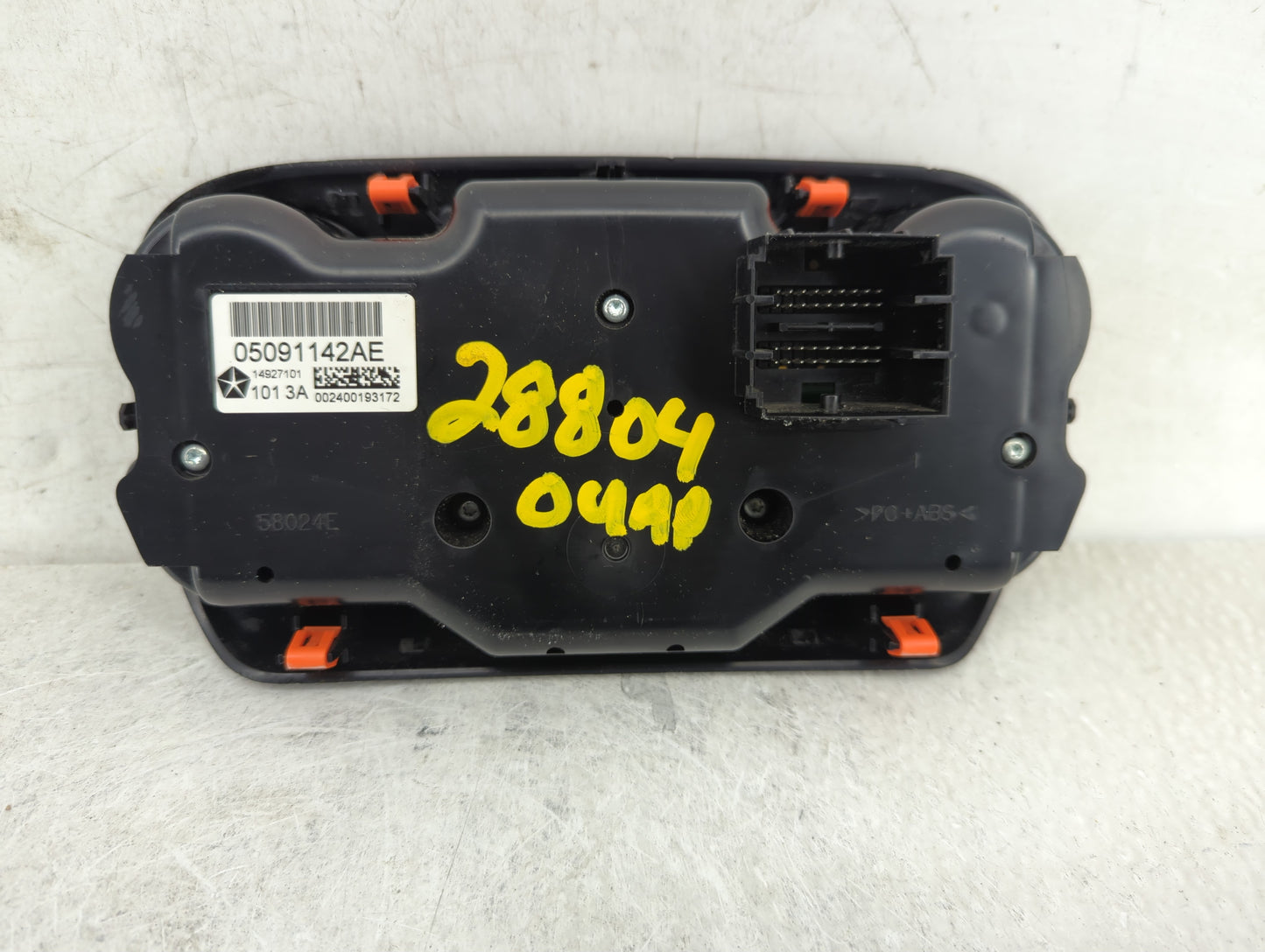 2013-2016 Dodge Dart Climate Control Module Temperature AC/Heater Replacement P/N:05091142AE Fits Fits 2013 2014 2015 2016 O