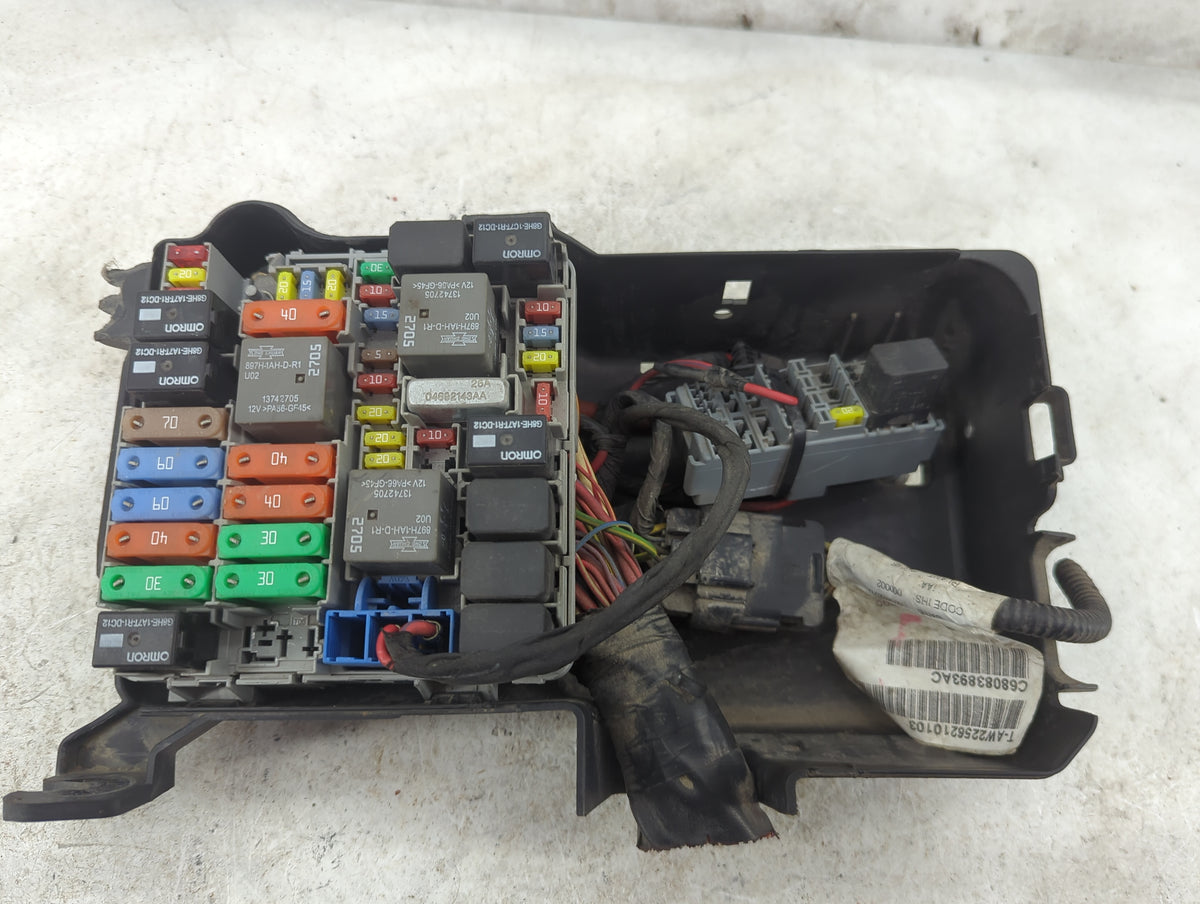2013 Dodge Dart Fusebox Fuse Box Panel Relay Module Fits OEM Used Auto Parts - Oemusedautoparts1.com