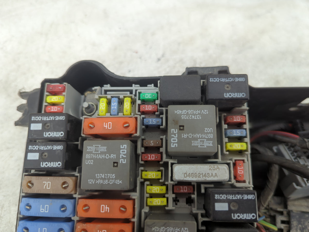 2013 Dodge Dart Fusebox Fuse Box Panel Relay Module Fits OEM Used Auto Parts - Oemusedautoparts1.com