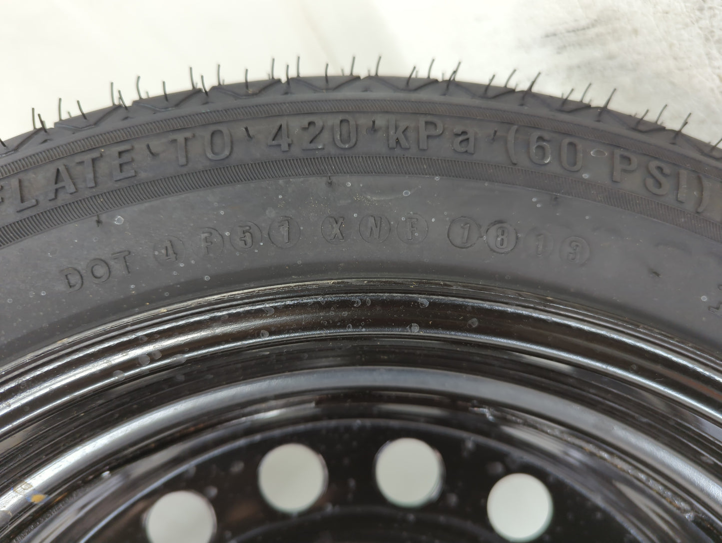 2013-2016 Dodge Dart Spare Donut Tire Wheel Rim Oem - Oemusedautoparts1.com